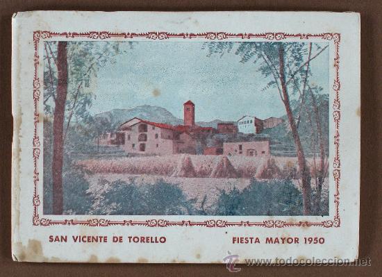 Gebrauchte B&uuml;cher: San Vicente de Torell&oacute;. Miesta Mayor 1950