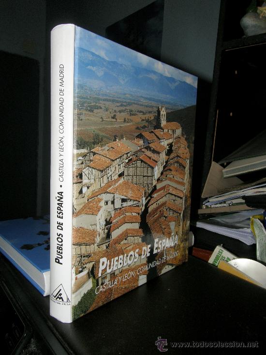 Libri di seconda mano: PUEBLOS DE ESPA&Ntilde;A CASTILLA Y LEON COMUNIDAD DE MADRID 1995 342 paginas
