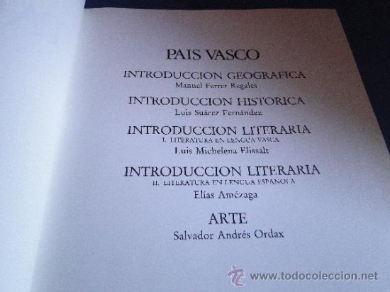 Libros de segunda mano: EL PA&Iacute;S VASCO .--VARIOS - Foto 3