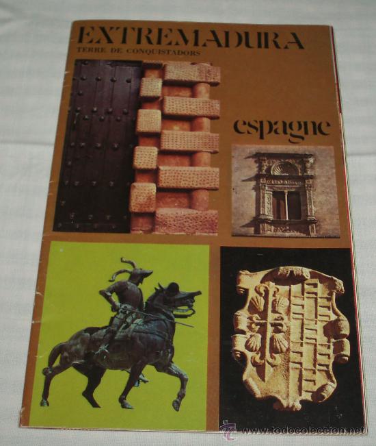 Libri di seconda mano: guia de Extremadura Espa&ntilde;a Tierra de conquistadores en Frances a&ntilde;o 1977