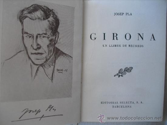 Libros de segunda mano: Girona. Pla, Josep - Foto 1