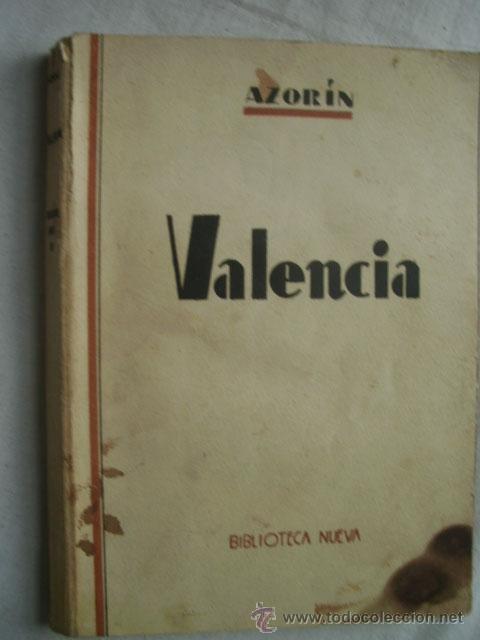 Libros de segunda mano: VALENCIA. AZOR&Iacute;N. 1941 - Foto 1