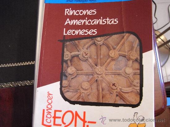Libros de segunda mano: Rincones americanistas leoneses.