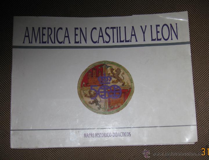 Libri di seconda mano: AMERCIA EN CASTILLA Y LEON. MAPAS HISTORICO-DIDACTICOS. 1988.