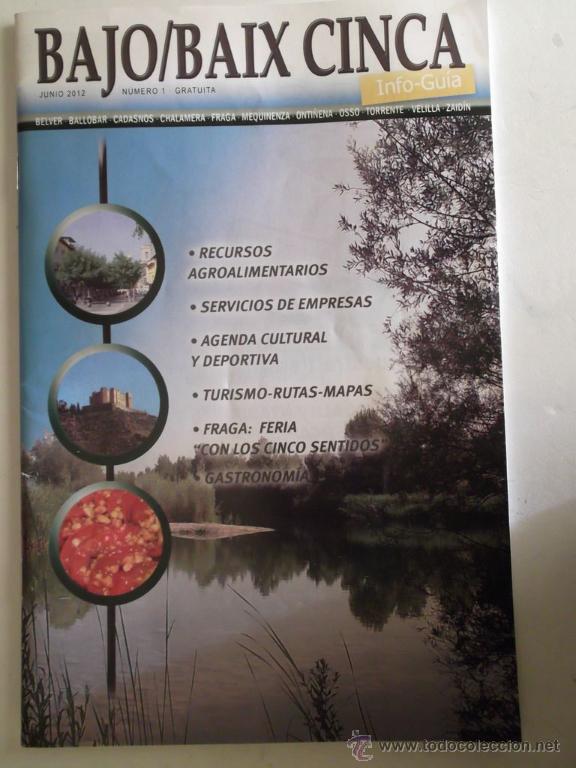 Gebrauchte B&uuml;cher: Revista Bajo-Baix Cinca n&ordm; 1. Indice: Recursos agroalimentarios. Servicios de empresas, Agenda Cultu