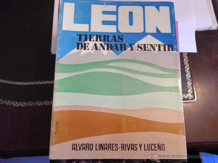 Libros de segunda mano: Le&oacute;n. Tierras de andar y sentir. - Foto 1