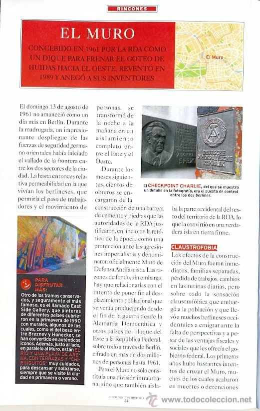 Libros de segunda mano: Ciudades con Historia - Berl&iacute;n - Foto 2