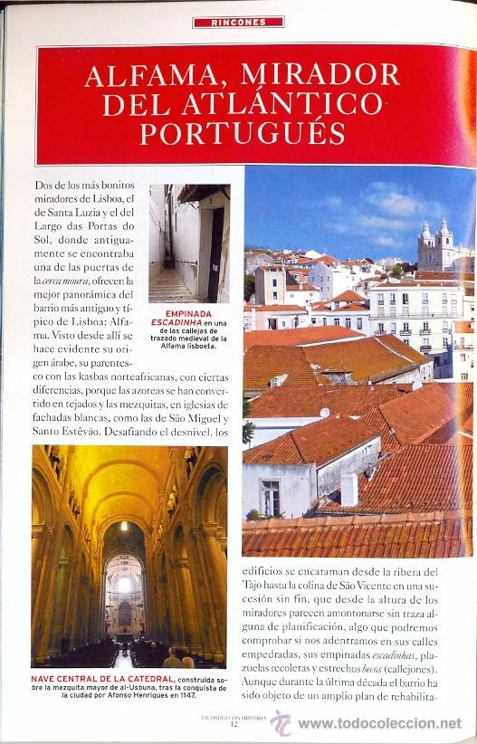 Libros de segunda mano: Ciudades con Historia - Lisboa - Foto 2