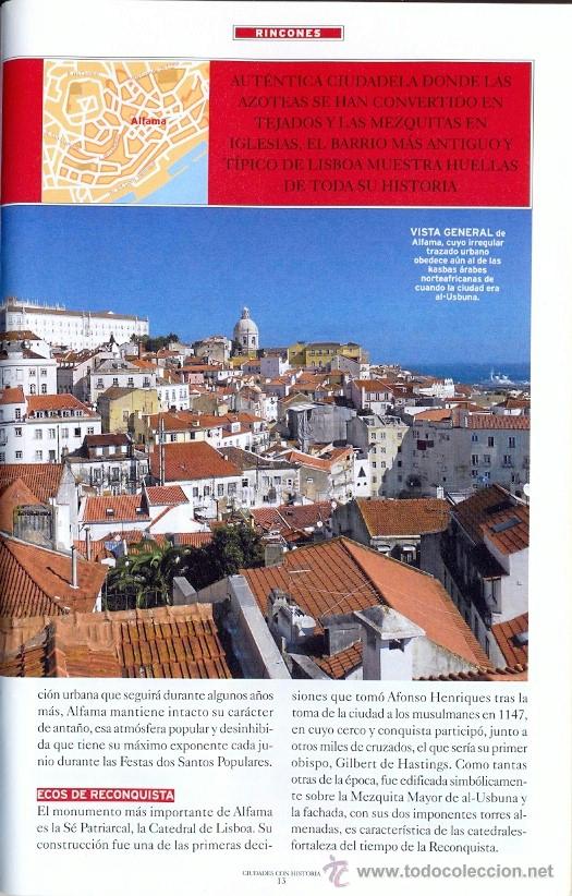 Libros de segunda mano: Ciudades con Historia - Lisboa - Foto 3