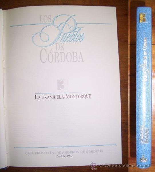Gebrauchte B&uuml;cher: Los PUEBLOS de C&oacute;rdoba. 3. La Granjuela-Monturque