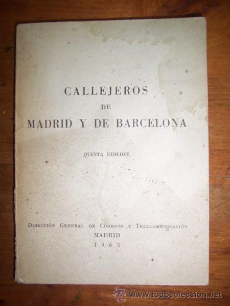 Gebrauchte B&uuml;cher: CALLEJEROS de Madrid y Barcelona