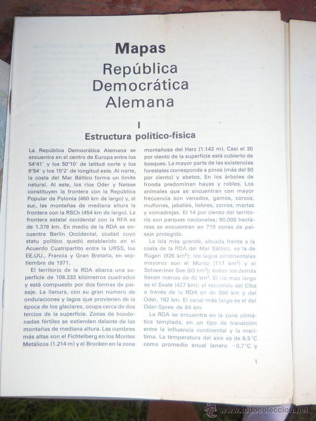 Libros de segunda mano: MAPAS DE REPUBLICA DEMOCRATICA ALEMANA - MATERIAL UNICO!! - Foto 2 - 43392368