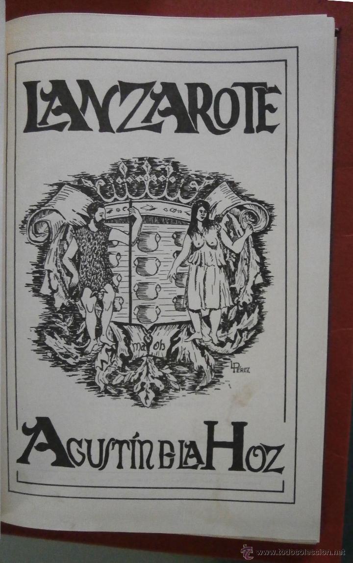 Libros de segunda mano: Lanzarote. Agustin de la Hoz - Foto 1