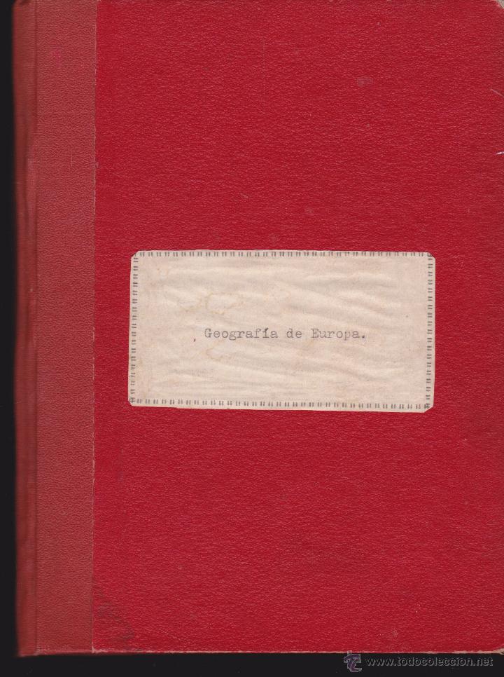 Libros de segunda mano: FARO CENTRO DE ESTUDIOS POR CORRESPONDENCIA PARA LA GUARDIA CIVIL GEOGRAF&Iacute;A DE EUROPA
