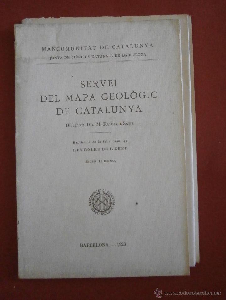Libri di seconda mano: Servei de Mapa Geol&ograve;gic de Catalunya. Les Goles de l'Ebre