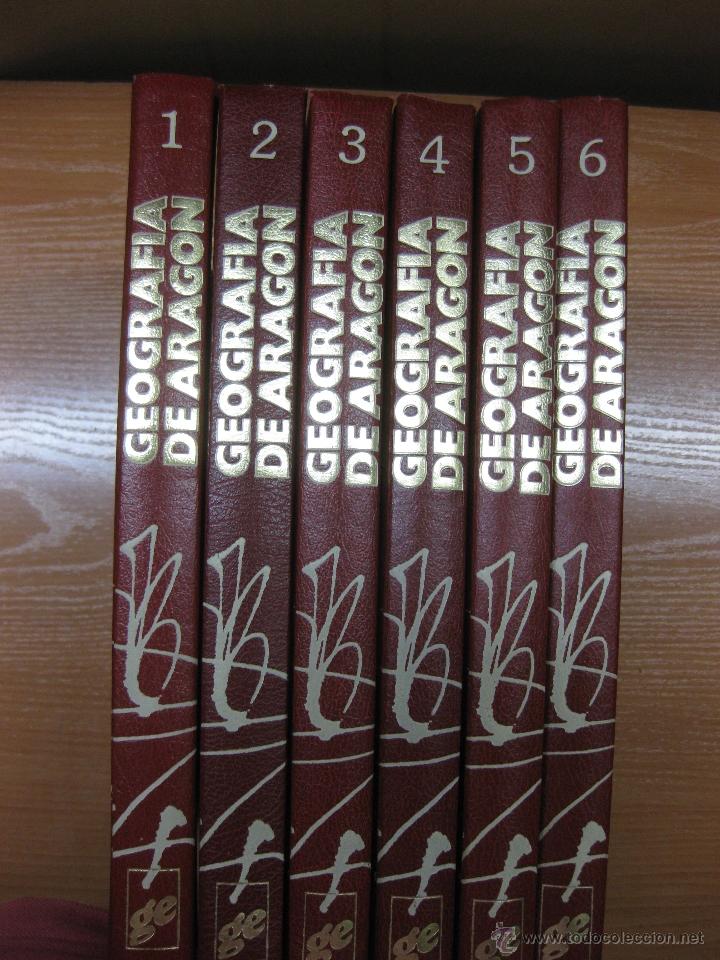 Libri di seconda mano: GEOGRAFIA DE ARAGON .6 TOMOS.EDITORIAL GUARA 1981.