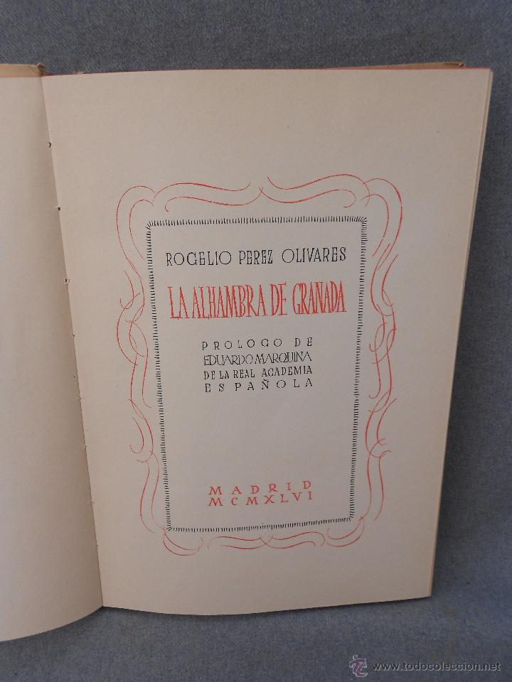 Libros de segunda mano: LA ALHAMBRA DE GRANADA - Foto 2