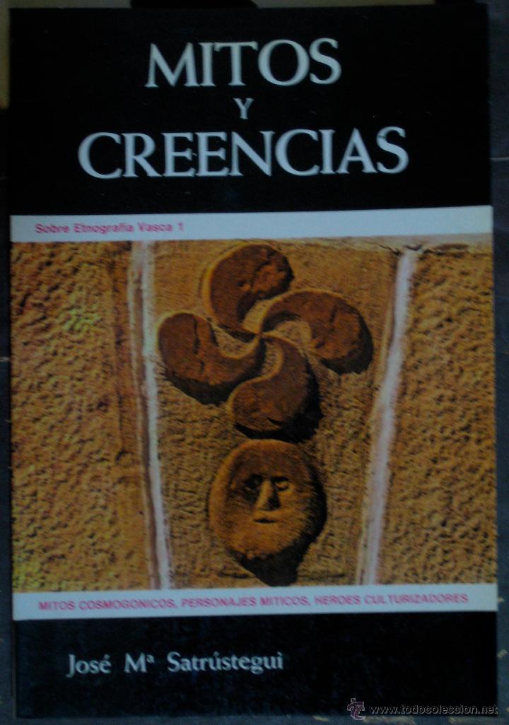 Libros de segunda mano: Jos&eacute; M&ordf; Satr&uacute;stegui. Mitos y creencias. 1980 - Foto 1