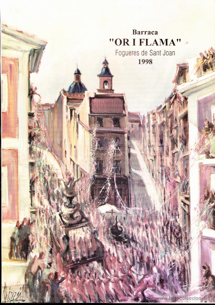 Libros de segunda mano: REVISTA FIESTAS HOGUERAS &middot;&middot; FOGUERES DE SANT JOAN &middot;&middot; BARRACA OR I FLAMA &middot;&middot; 1998