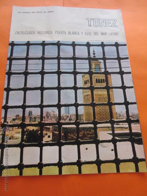 Libros de segunda mano: PRECIOSAS IMAGENES TUNEZ A&Ntilde;O 1970 - CUADERNILLO 16 PAGINAS - CIUDADES MAS BELLAS DEL MUNDO