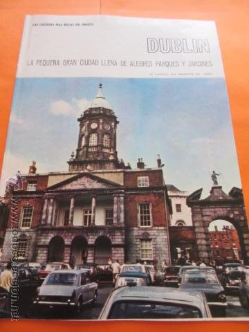 Libros de segunda mano: PRECIOSAS IMAGENES DUBLIN A&Ntilde;O 1970 - CUADERNILLO 16 PAGINAS - CIUDADES MAS BELLAS DEL MUNDO