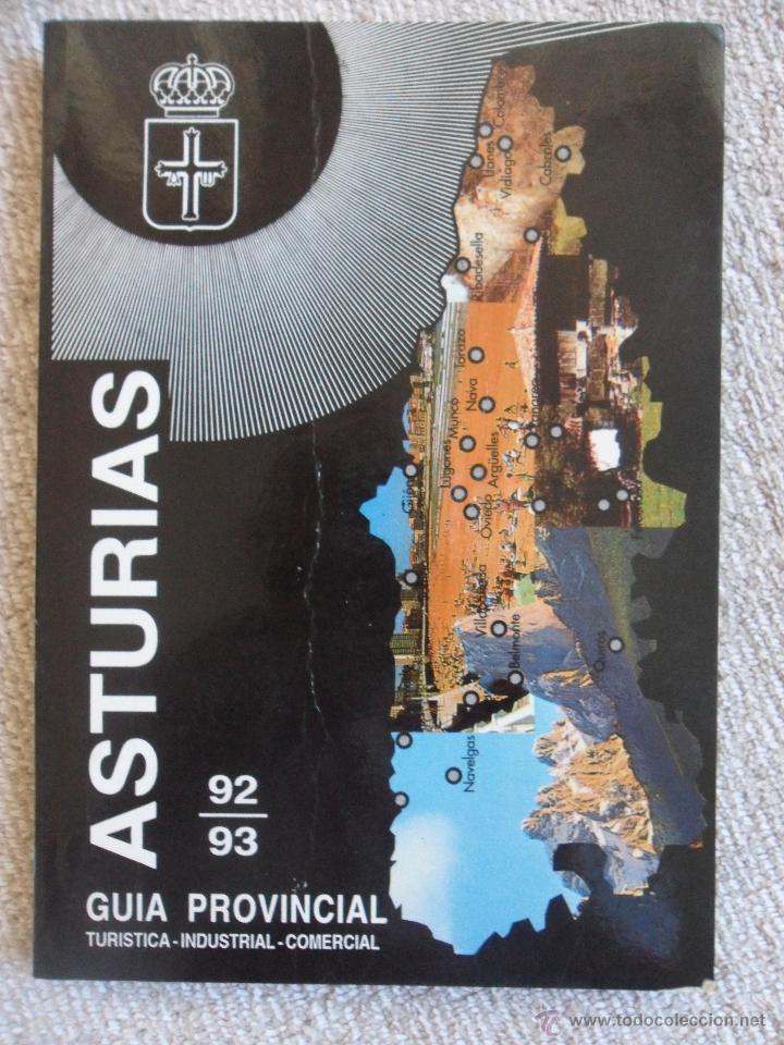 Gebrauchte B&uuml;cher: ASTURIAS 92 / 93. GUIA PROVINCIAL. TURISTICA - INDUSTRIAL - COMERCIAL. RUSTICA. CON ANUNCIOS, FOTOGR