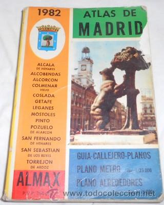 Libros de segunda mano: ATLAS DE MADRID, DE 1982 - Foto 1