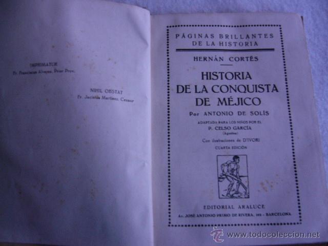 Libros de segunda mano: Hern&aacute;n Cort&eacute;s Antonio de Sol&iacute;s - Foto 2
