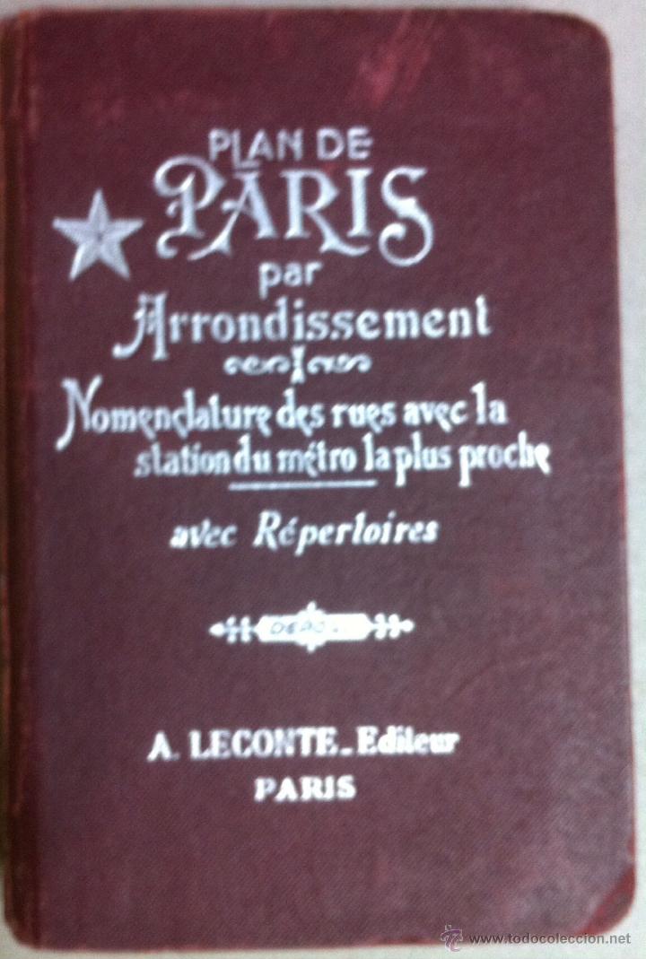 Libros de segunda mano: Plan de Paris par arrondissement. 1955 - Foto 1