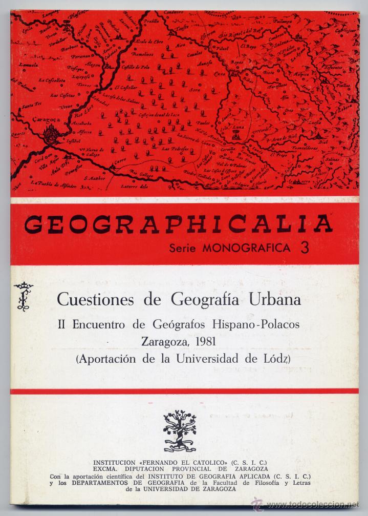Libros de segunda mano: HIGUERAS, A., MIRALBES, R. y SOLANS, M. (Eds.).  II Encuentro de Ge&oacute;grafos Hispano-Polacos.  1984.