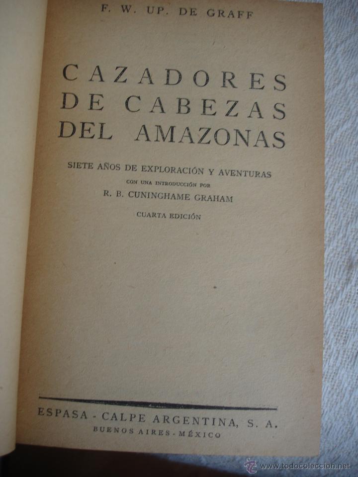 Libros de segunda mano: Cazadores de cabezas del amazonas - Foto 2