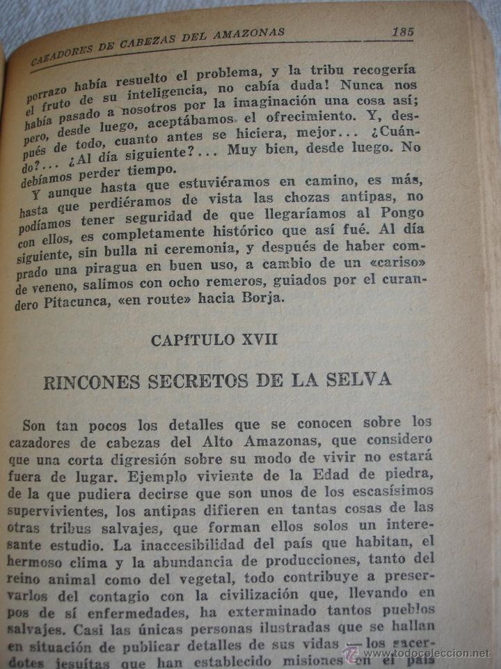 Libros de segunda mano: Cazadores de cabezas del amazonas - Foto 7