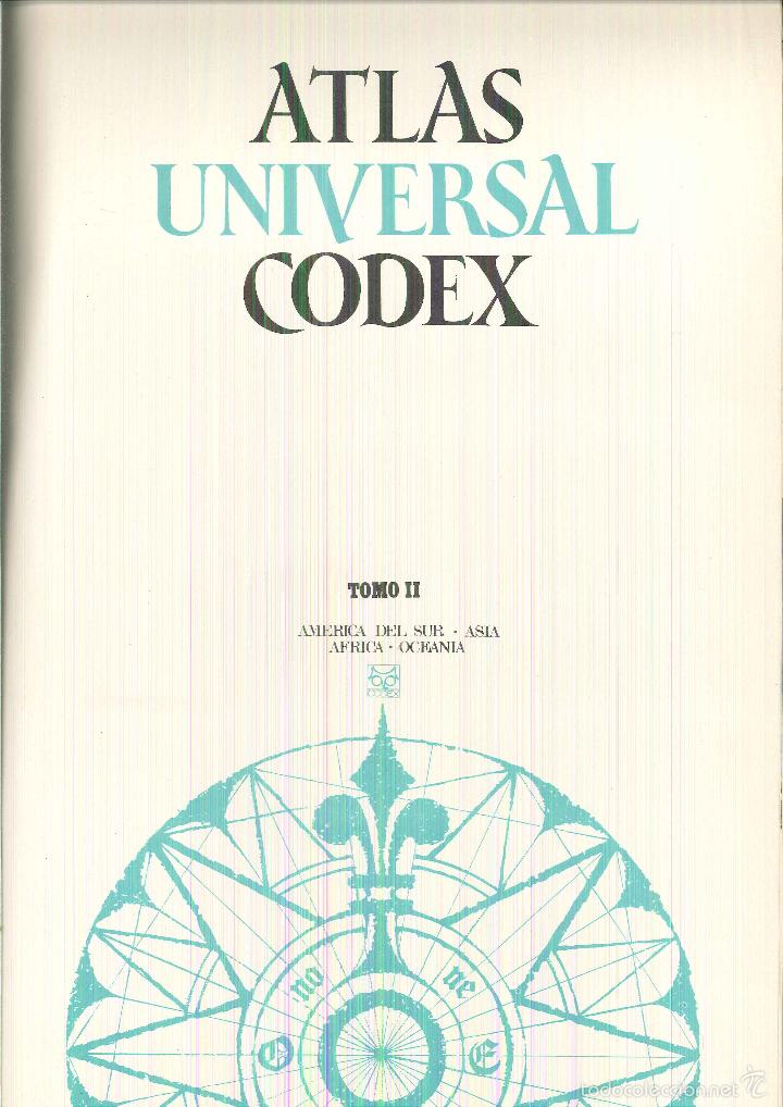 Libros de segunda mano: ATLAS UNIVERSAL CODEX, 1969 - Foto 3