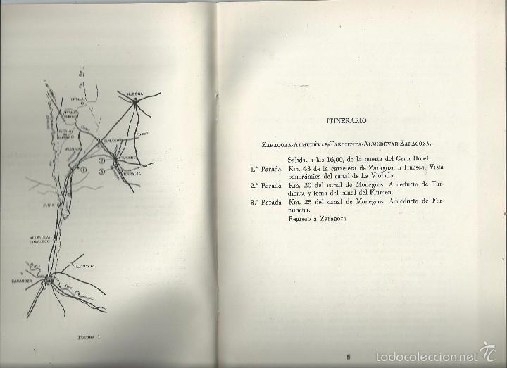 Libros de segunda mano: LIBRO-GUIA DEL VIAJE DE ESTUDIO N&ordm; 5 - CANALES DE LA VIOLADA, MONEGROS Y FLUMEN - ZARAGOZA ALMUDEVAR