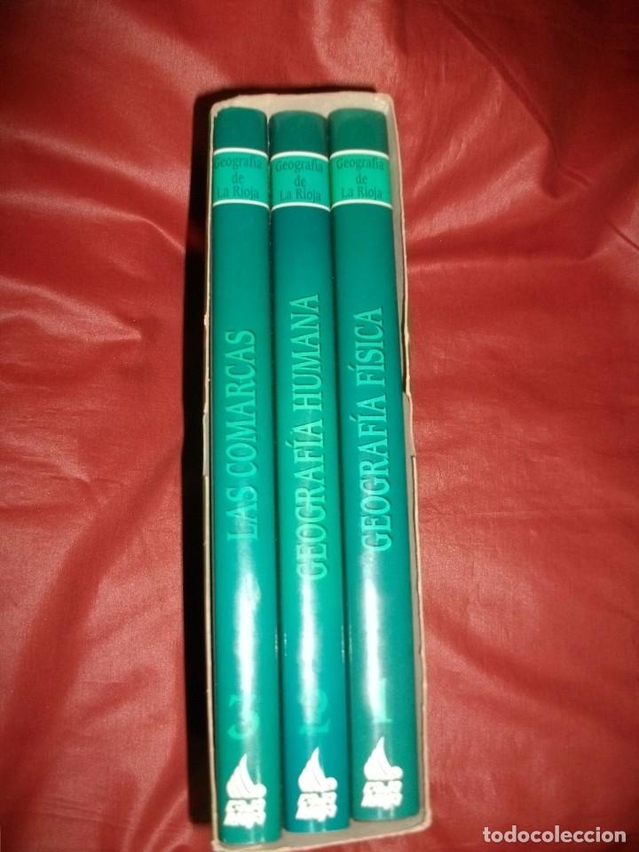Libri di seconda mano: GEOGRAF&Iacute;A DE LA RIOJA. 3 vols. 1. GEOGRAF&Iacute;A F&Iacute;SICA. 2. GEOGRAF&Iacute;A HUMANA. 3. LAS COMARCAS.
