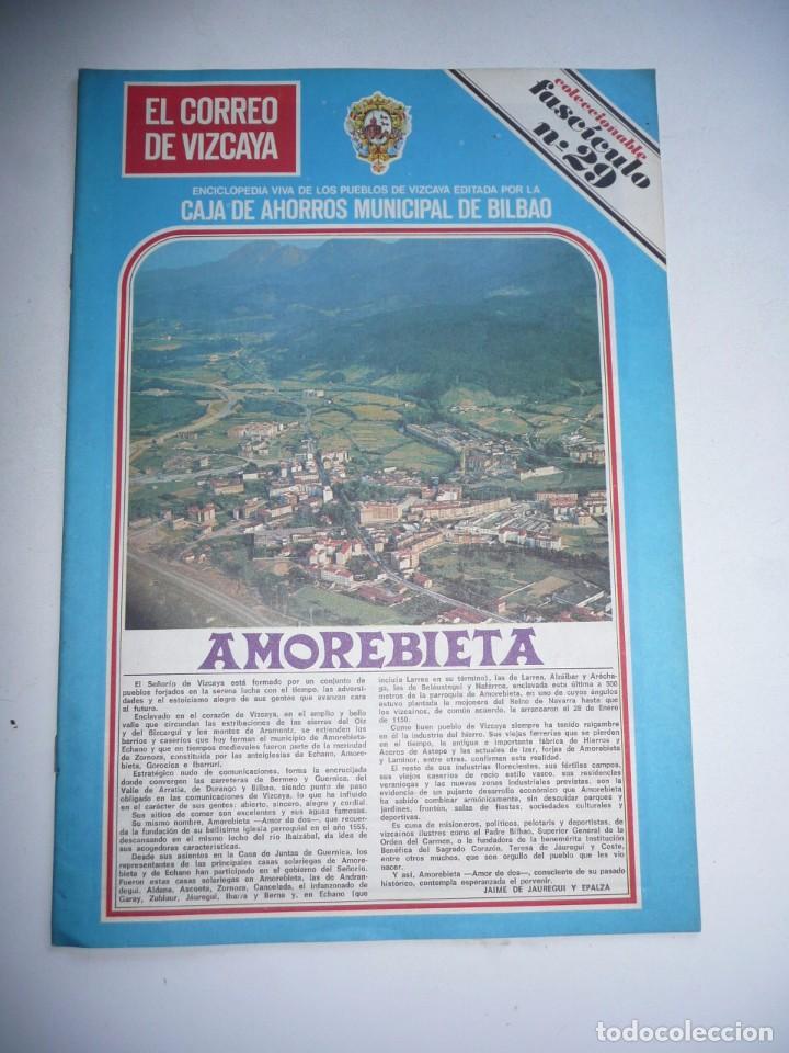 Gebrauchte B&uuml;cher: Enciclopedia viva de los Pueblos de Vizcaya N&ordm; 29 Amorebieta - El Correo de Vizcaya