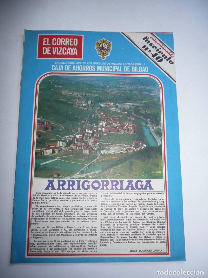 Gebrauchte B&uuml;cher: Enciclopedia viva de los Pueblos de Vizcaya N&ordm; 40 Arrigorriaga - El Correo de Vizcaya