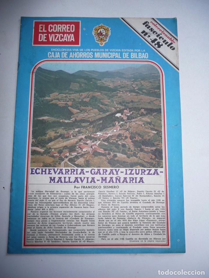 Gebrauchte B&uuml;cher: Enciclopedia viva de los Pueblos de Vizcaya N&ordm; 48 Echebarria, Garay, Izurza, Mallabia, Ma&ntilde;aria