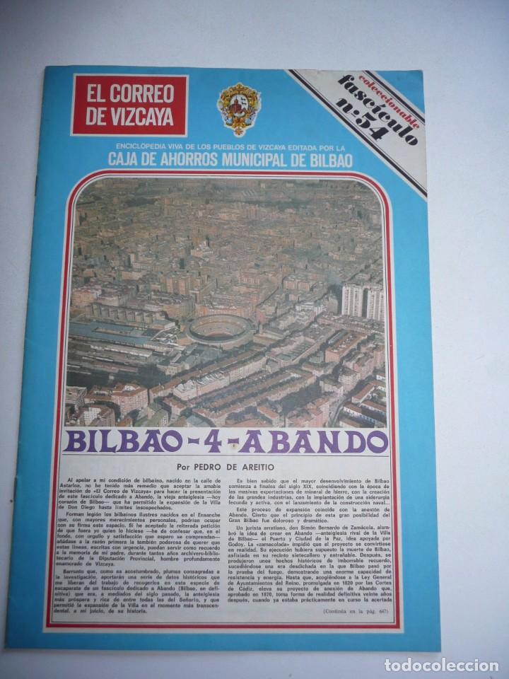 Gebrauchte B&uuml;cher: Enciclopedia viva de los Pueblos de Vizcaya N&ordm; 54 Bilbao 4 Abando (I) - El Correo de Vizcaya