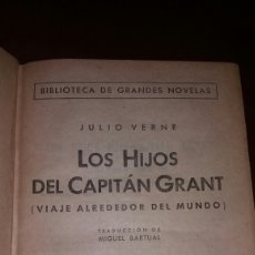 Libros de segunda mano: ANTIGUO LIBRO LOS HIJOS DEL CAPITÁN GRANT JULIO VERNE 1941. Lote 71158670