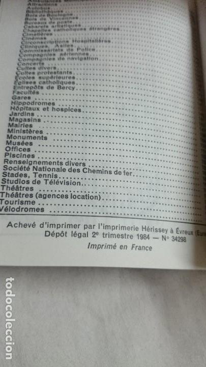 Libros de segunda mano: PLAN DE PAR&Iacute;S,PLANO, A.LECONTE, 1984 - Foto 3