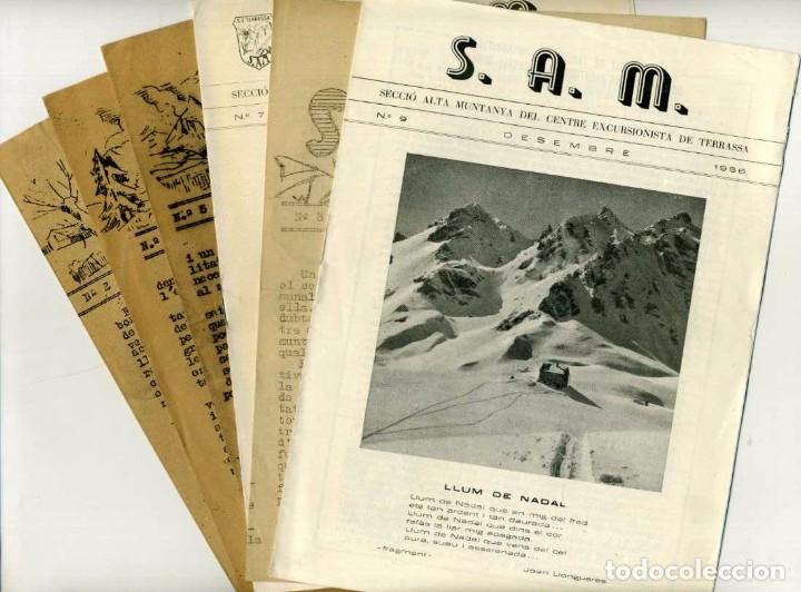 Libri di seconda mano: 5 exemplars Secci&oacute; Alta Muntanya del Centre Excursionista de Terrassa n.2, n.4, n.5, n.7 i n.9