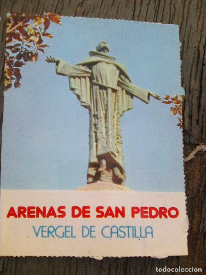 Second hand books: Arenas De San Pedro - librito postal ilustrado (Mulhacen, 1976) - 12 pgs - Escaso