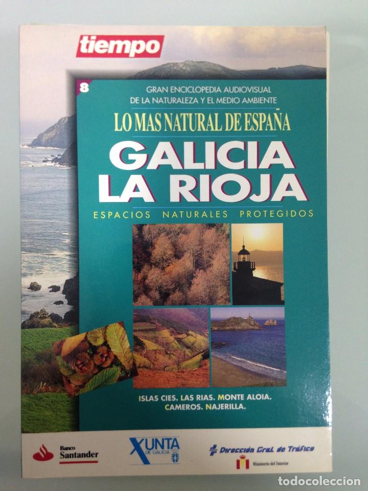 Libri di seconda mano: LIBRO, GUIA, GALICIA,LA RIOJA, LO MAS NATURAL DE ESPA&Ntilde;A 8, TIEMPO, ESPACIOS NATURALES PROTEGIDOS