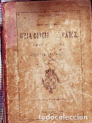 Libri di seconda mano: GUIA ROSETTY. 1896. GUIA OFICIAL DE CADIZ PUEBLOS SU PROVINCIA Y DEPARTAMENTO MARITIMO. ANC-455