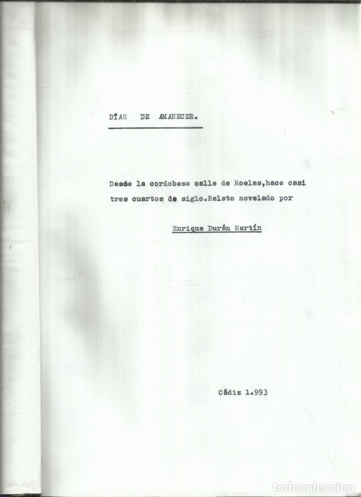 Libri di seconda mano: DESDE LA CALLE DE ROELAS. ENRIQUE DUR&Aacute;N MART&Iacute;N. C&Aacute;DIZ. 1993