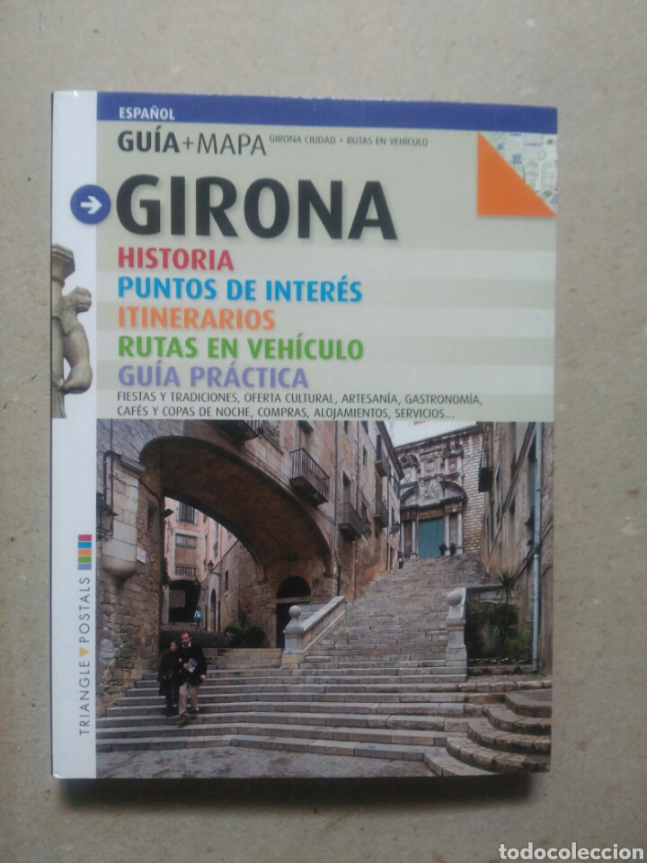 Libros de segunda mano: Gu&iacute;a mapa Girona. Triangle Postals - Foto 1