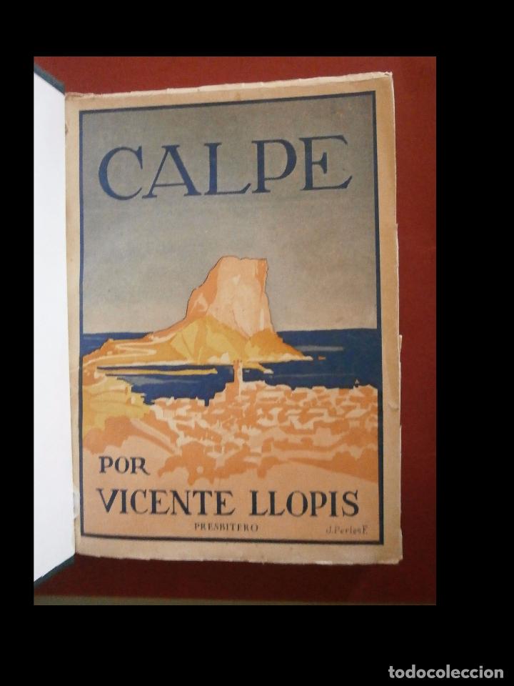 Libros de segunda mano: Calpe. Vicente Llopis Bertomeu - Foto 1