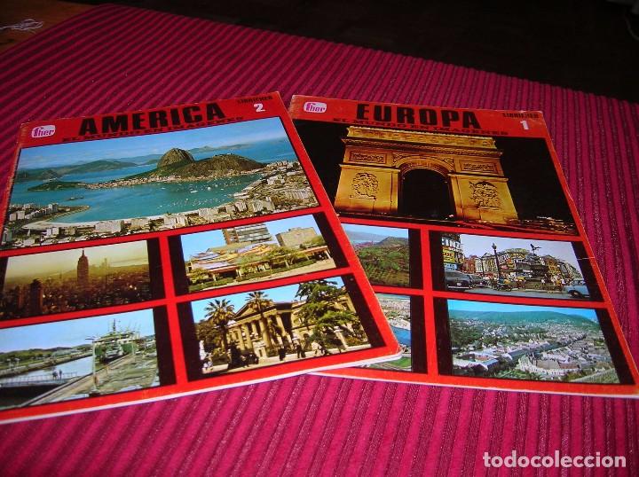 Libros de segunda mano: Dos libritos El mundo en im&aacute;genes.n&ordm; 1 - 2 - Europa y Am&eacute;rica.