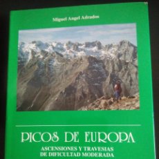 Libros de segunda mano: PICOS DE EUROPA - ASCENSIONES Y TRAVESIAS - MIGUEL ANGEL ADRADOS -. Lote 97658831